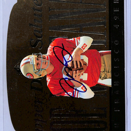 1996 Upper Deck Salute Joe Montana #JM1 / Auto