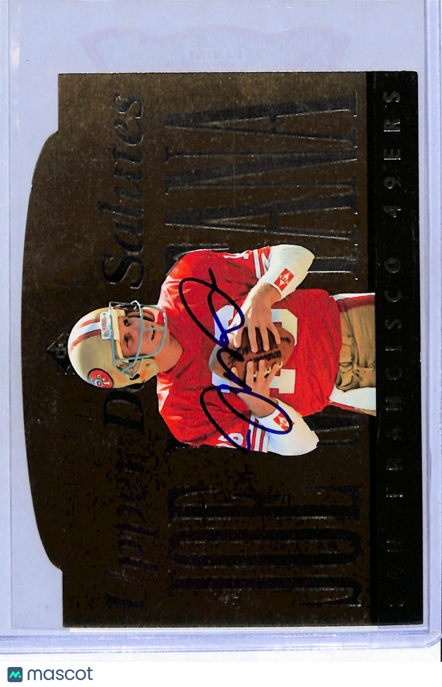 1996 Upper Deck Salute Joe Montana #JM1 / Auto