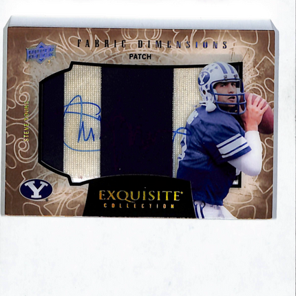 2014 Upper Deck Exquisite Fabric Dimensions Steve Young #DP-SY Patch Auto