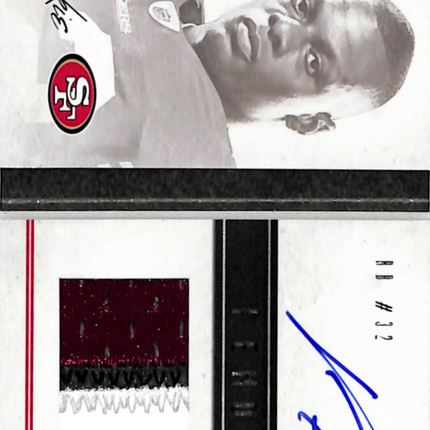 2011 Panini National Treasures Kendall Hunter #321 Triple Patch Patch Auto /399
