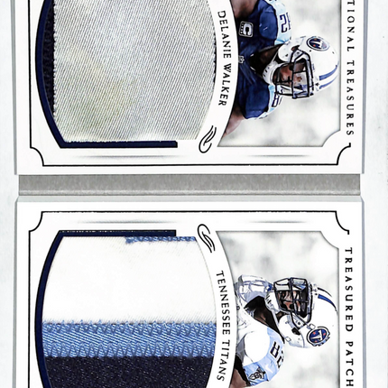 2017 Panini National Treasures Treasured Patches Delanie Walker #5 Patch /25