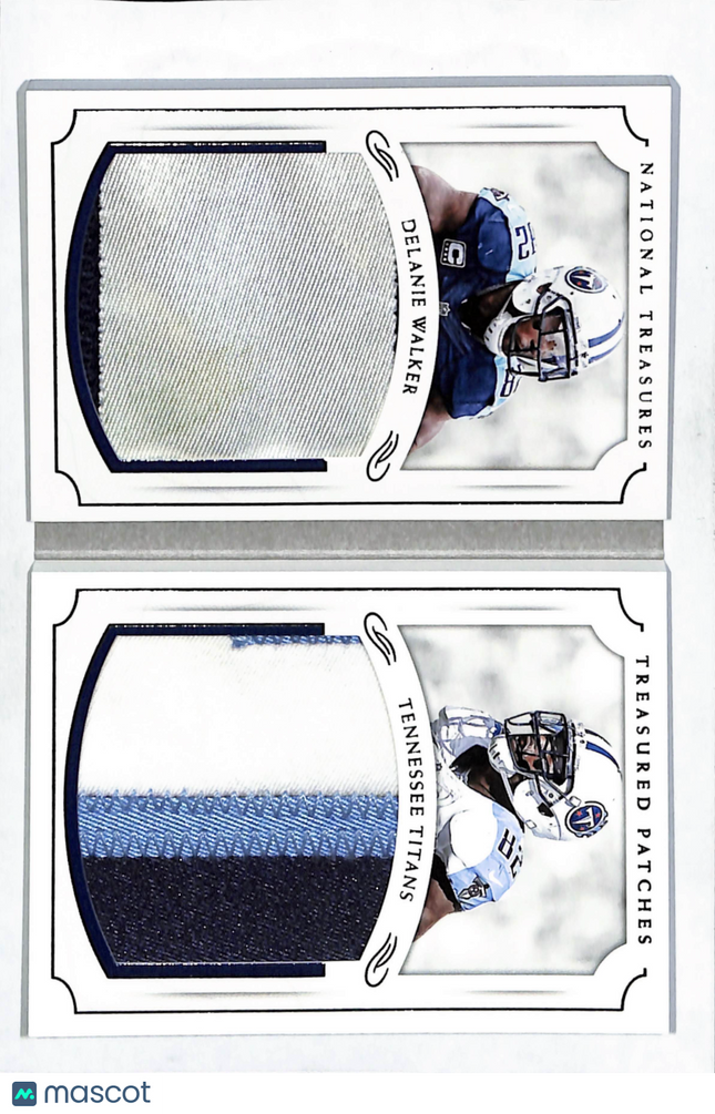 2017 Panini National Treasures Treasured Patches Delanie Walker #5 Patch /25