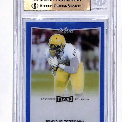 2016 Leaf Metal Draft DeForest Buckner Opaque Blue 1/1 Pre-Production Proof