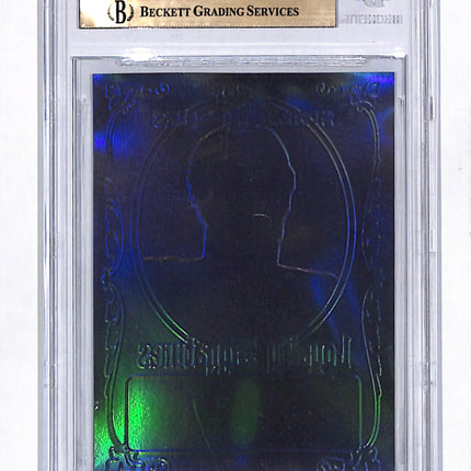 2017 Leaf Metal Sports Jimmy Johnson Prismatic Gold 1/1 Pre-Production Proof