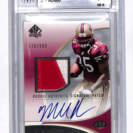 2006 Upper Deck SP Authentic Michael Robinson #250 Patch Auto /999 BGS 8.5