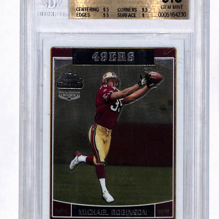 2006 Topps Chrome Michael Robinson #255 BGS 9.5