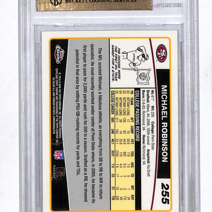 2006 Topps Chrome Michael Robinson #255 BGS 9.5