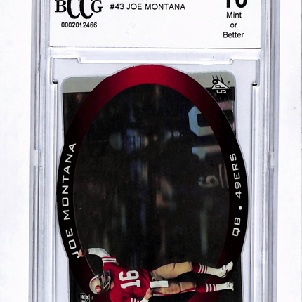 1996 SPx Joe Montana #43 BGS 10