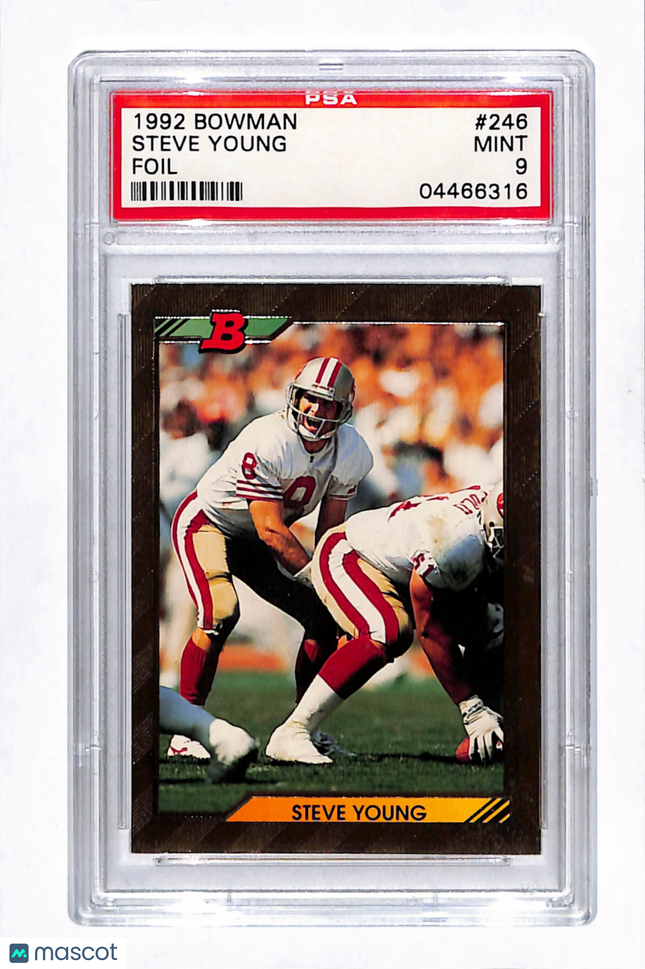 1992 Bowman Steve Young #246 Foil PSA 9