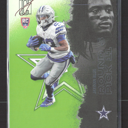 2025 Topps Composite Signature Class Jaydon Blue #225 Green RC 045/175