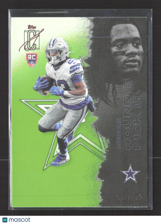 2025 Topps Composite Signature Class Jaydon Blue #225 Green RC 045/175