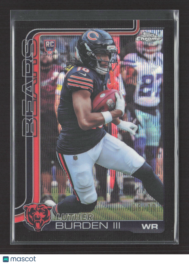 2025 Topps Chrome Luther Burden III #334 RC Black Wave /10
