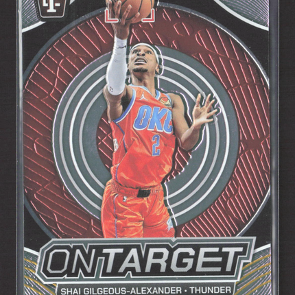 2025 Panini Totally Certified On Target Shai Gilgeous-Alexander #14 Red 086/199