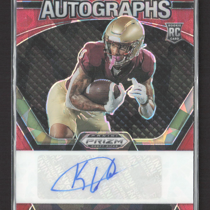 2024 Panini Prizm Draft Picks Keon Coleman #DPA-KCN Red RC Auto