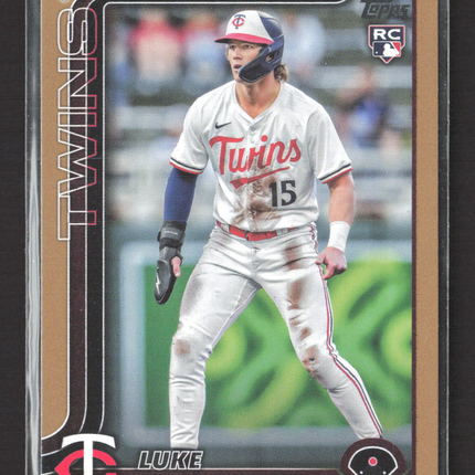 2025 Topps Update Series Luke Keaschall #US16 Gold RC /2025