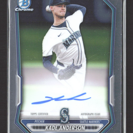 2026 Bowman Chrome Kade Anderson #CPA-KAN Auto