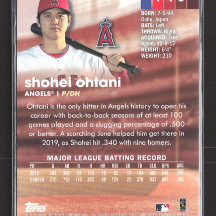 2020 Topps Stadium Club Chrome Shohei Ohtani #145