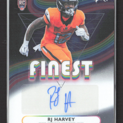 2025 Topps Finest RJ Harvey #RFA-RJH RC Auto