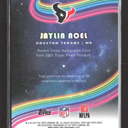 2025 Topps Finest Jaylin Noel #RFA-JN RC Auto
