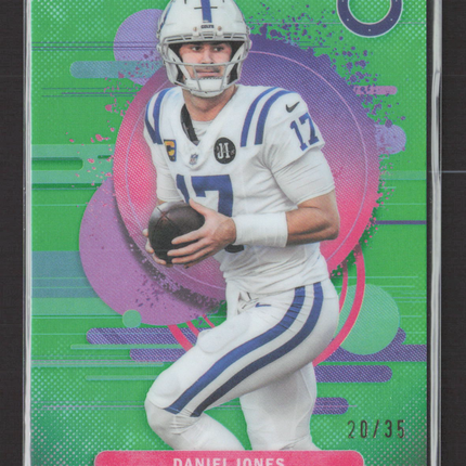 2025 Topps Finest Daniel Jones #134 Green 20/35