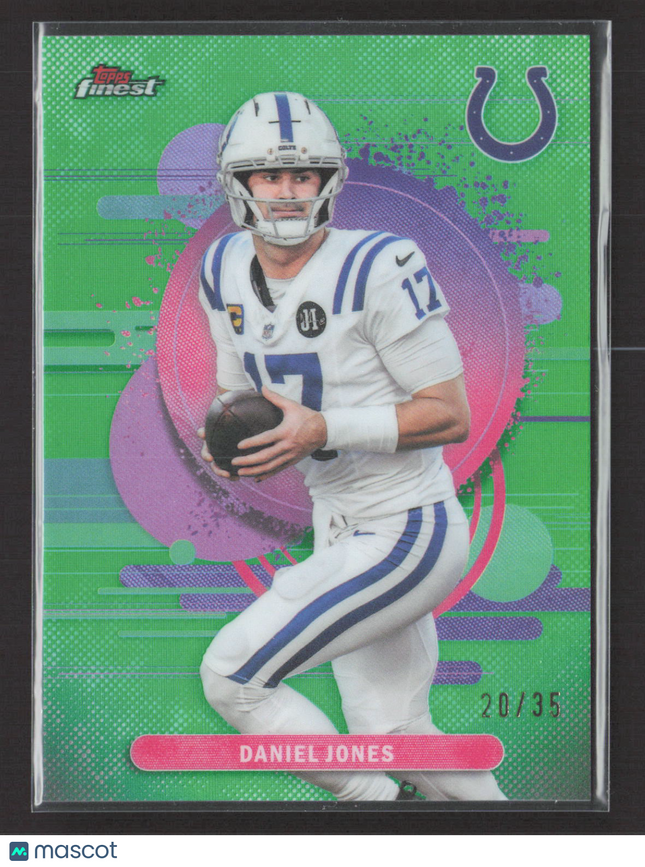 2025 Topps Finest Daniel Jones #134 Green 20/35