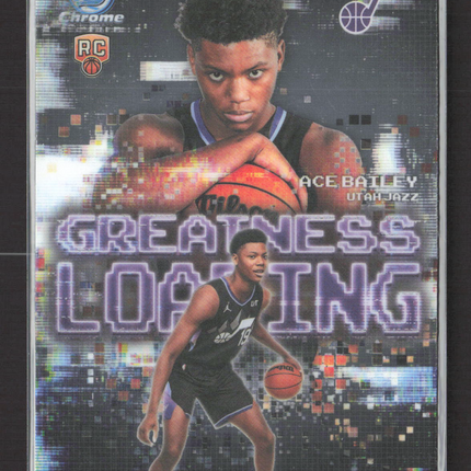 2025 Bowman Chrome Greatness Loading Ace Bailey #GL-5 RC