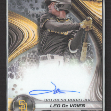 2024 Topps Bowman's Best Leo De Vries #B24-LD Auto