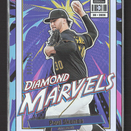 2026 Donruss Diamond Marvels Paul Skenes #5 007/199