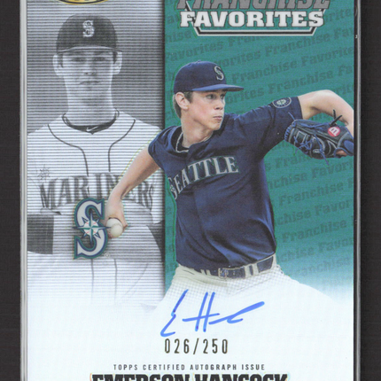2020 Bowman's Best Franchise Favorites Emerson Hancock #FFA-EH 026/250 Auto
