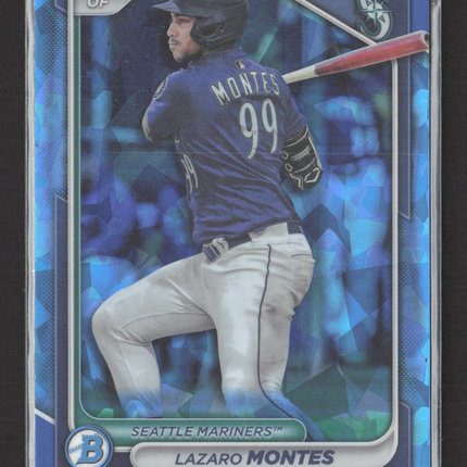 2024 Bowman Chrome Lazaro Montes #BCP-110 Blue Sapphire Refractor