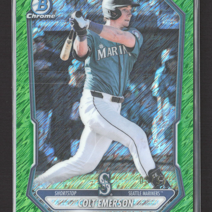 2026 Bowman Chrome Colt Emerson #BCP-108 Green Shimmer /99