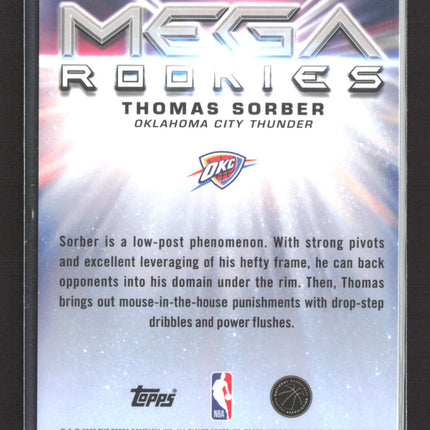 2025 Topps Bowman Chrome Mega Rookies Thomas Sorber #MR-15 Orange Mojo RC 24/25