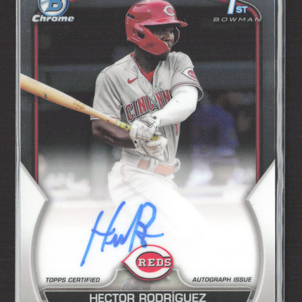 2023 Topps Bowman Chrome Hector Rodriguez #CPA-HRO 1st Bowman Auto