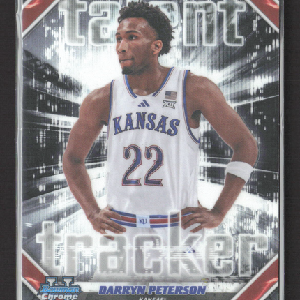 2025 Bowman Chrome University Talent Tracker Darryn Peterson #TT-2