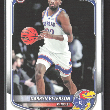 2025 Bowman University Chrome Basketball Darryn Peterson #BPP-2