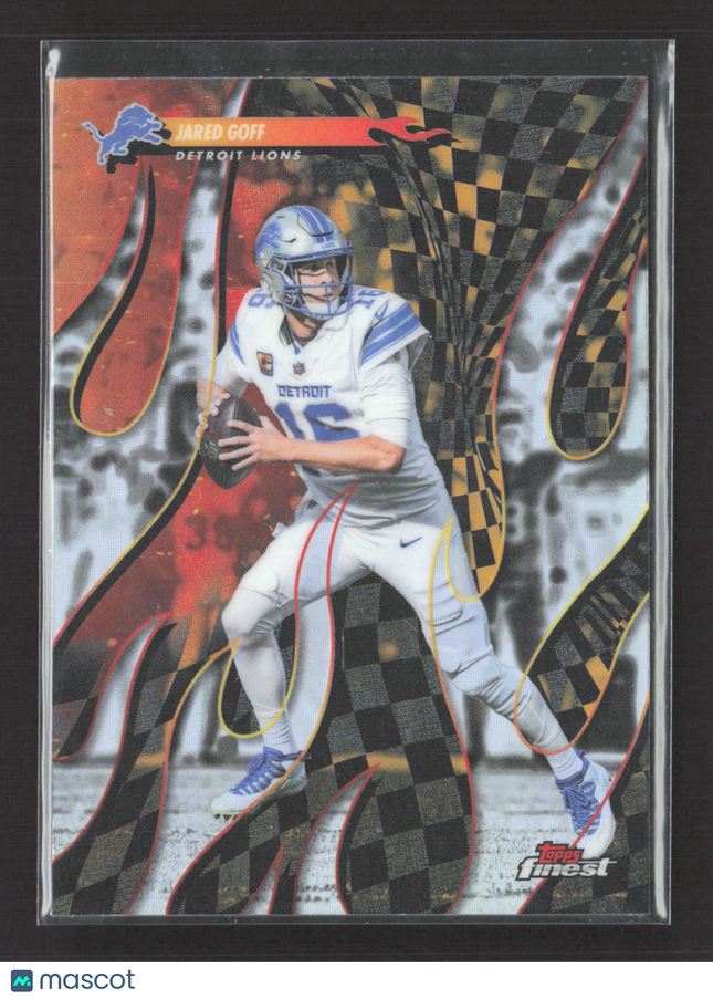 2025 Topps Finest Torchers Jared Goff #T-16 Refractor