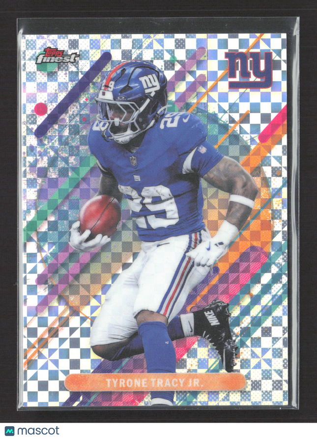 2025 Topps Finest Tyrone Tracy Jr. #253 Rare