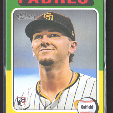 2024 Topps Heritage Jackson Merrill #689 RC No Signature Variation