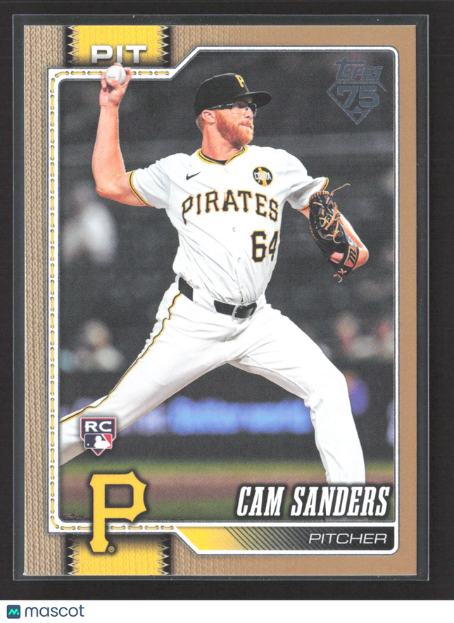 2026 Topps Series Two Cam Sanders #679 Gold RC /2026