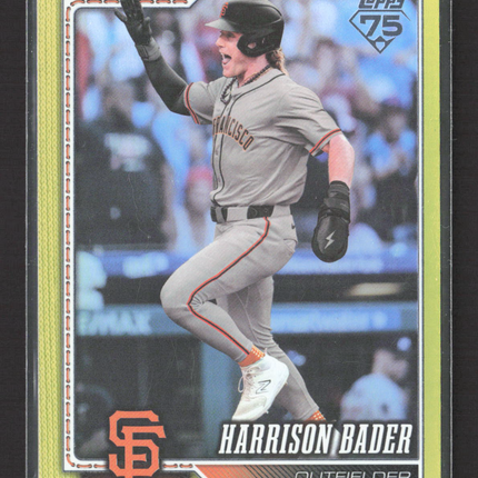 2026 Topps Series Two Harrison Bader #624 Yellow /399