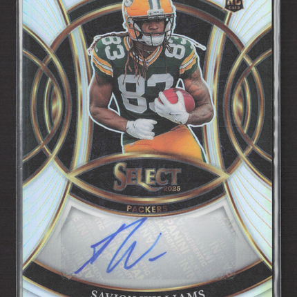 2025 Panini Select Prizm Savion Williams #RSI-SWS RC Auto