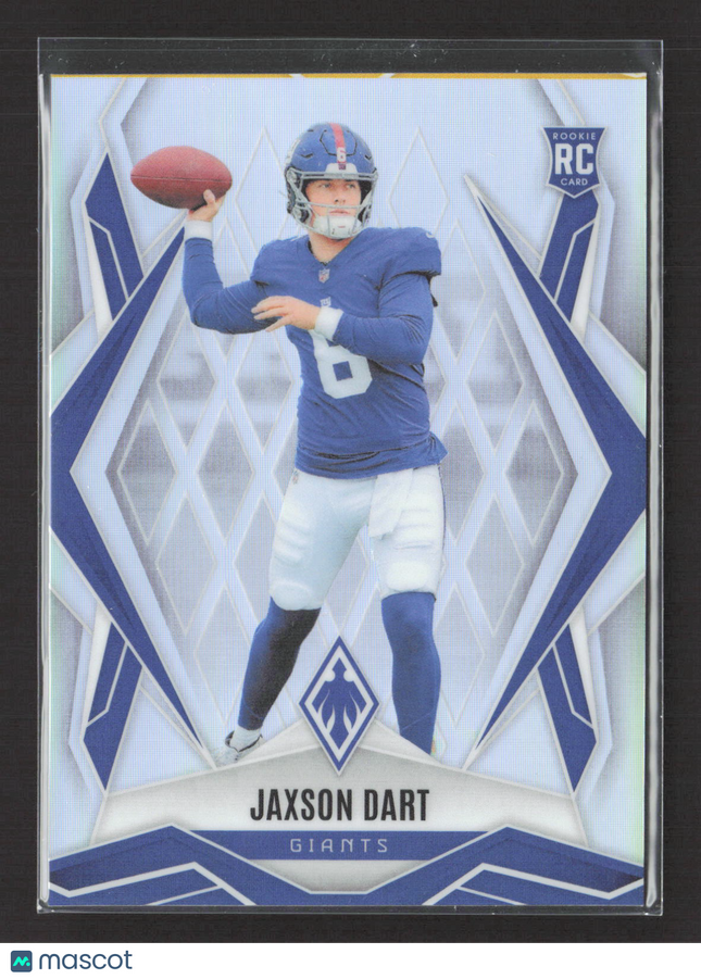 2025 Panini Phoenix Football Jaxson Dart #200 RC Silver