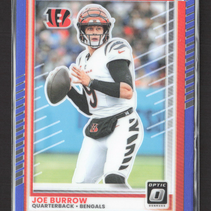 2025 Panini Donruss Optic Football Prizm Joe Burrow #1 Blue 222/249