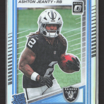 2025 Panini Donruss Optic Football Prizm Ashton Jeanty #202 HOlo