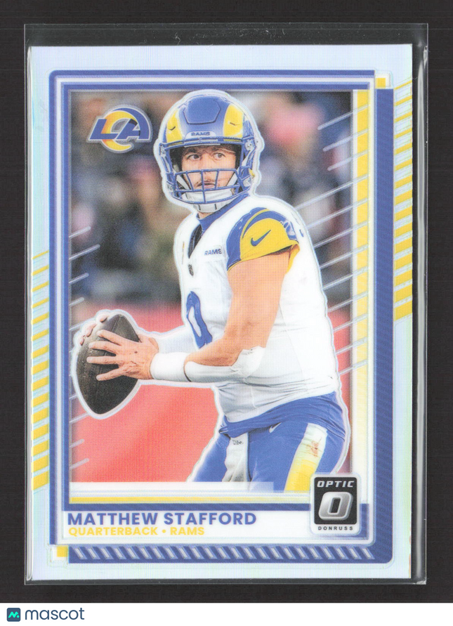 2025 Panini Donruss Optic Prizm Matthew Stafford #198 holo