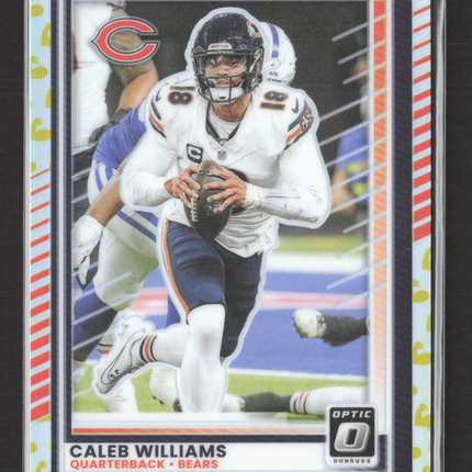 2025 Panini Donruss Optic Prizm Caleb Williams #8 111/199 Flex