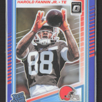 2025 Panini Donruss Optic Harold Fannin Jr. #284 Blue 169/249
