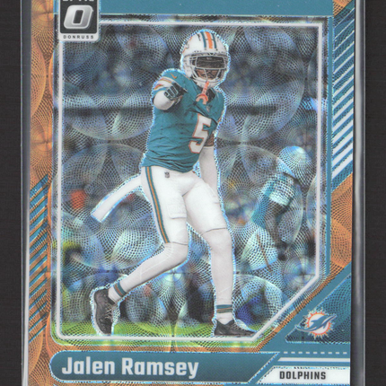 2024 Panini Donruss Optic Prizm Jalen Ramsey #126 Orange Scope 48/79
