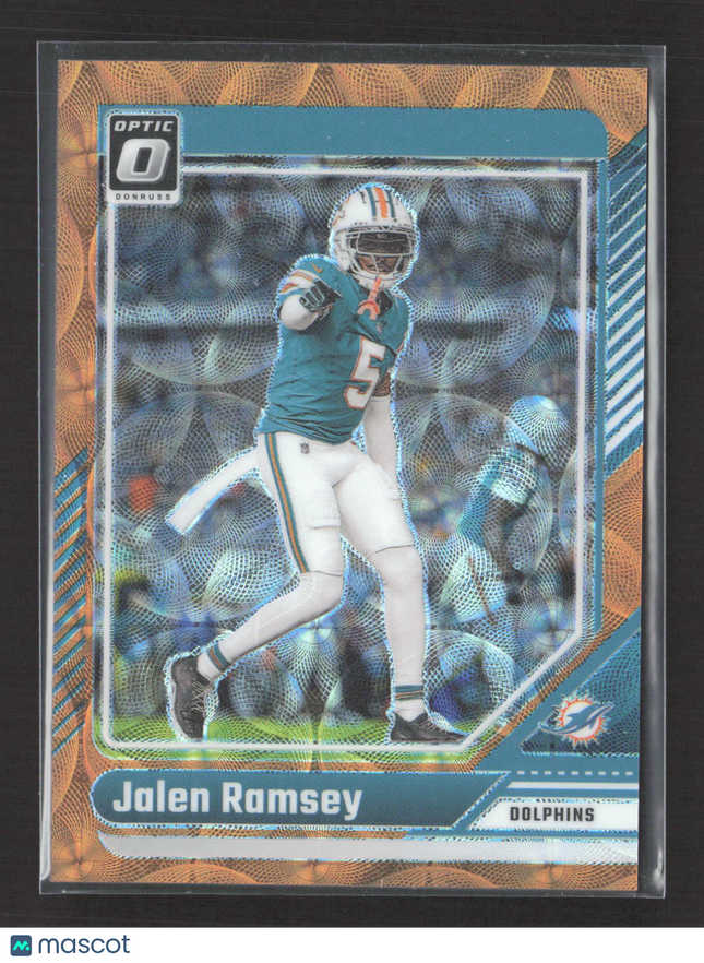 2024 Panini Donruss Optic Prizm Jalen Ramsey #126 Orange Scope 48/79