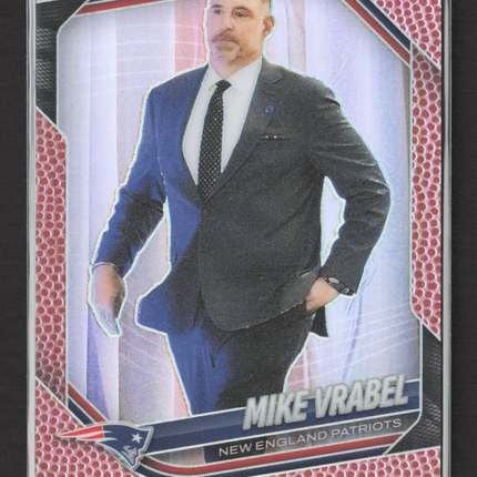 2025 Panini Prizm Football Mike Vrabel #110 Pigskin /180